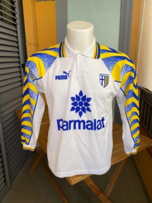 Parma 1995 1997 puma longsleeve football shirt soccer jersey S | eBay