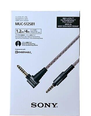 4.4mm Balanced Audio cable For Sony MDR-1A/1AM2/100AAP/MDR-H600A