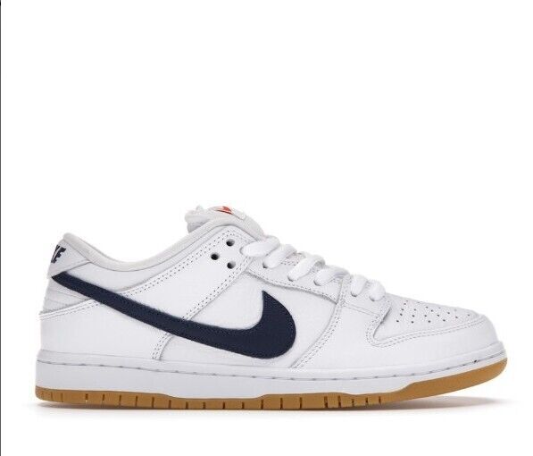 Size 11 - Nike SB Dunk Low Pro Orange Label White Navy Gum - ISO