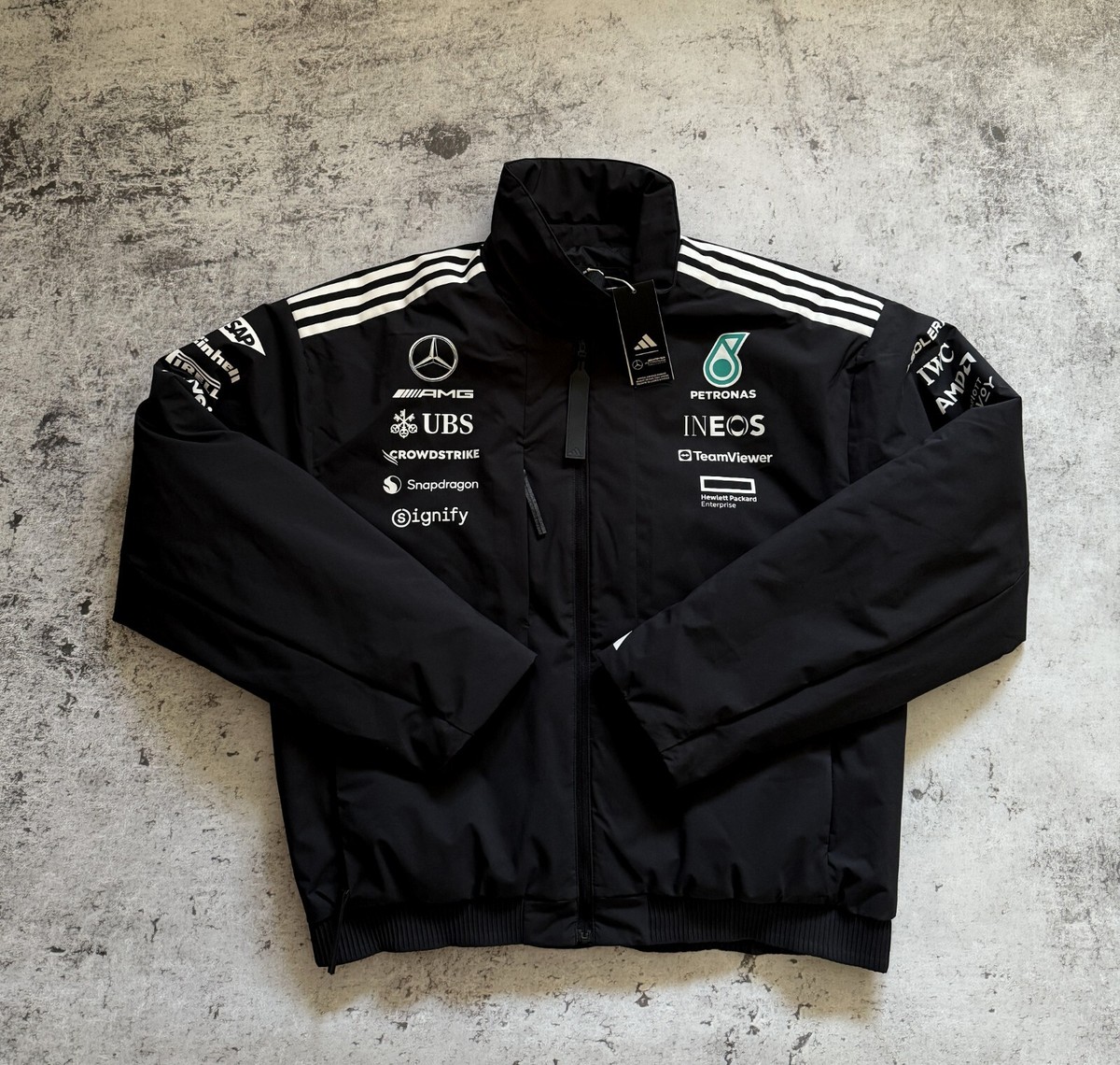 ADIDAS MERCEDES AMG PETRONAS FORMULA ONE JACKET JX0748 SZ L | eBay