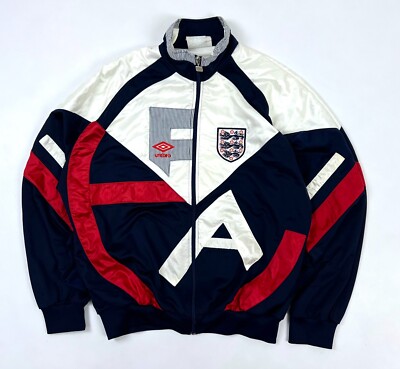 Vintage Men's ENGLAND 90-92 National Team Track Jacket Football