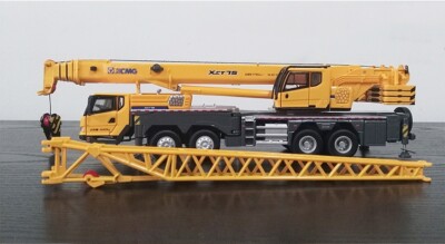 1:50 XCMG XCT75 Engineering Crane Construction Machinery Vehicle