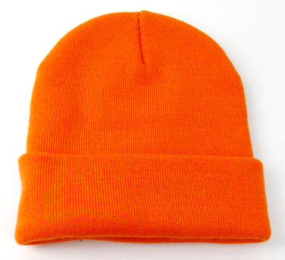 Dickies Skateboarding Orange Acrylic Cuffed Beanie Winter Hat OS
