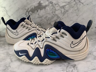 DS 2004 Nike Air Zoom Flight Five B JASON KIDD Size 13 Navy 624055