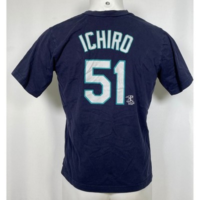 イチロー選手 Ichiro 51 マリナーズ Mariners Tシャツ M Seattle