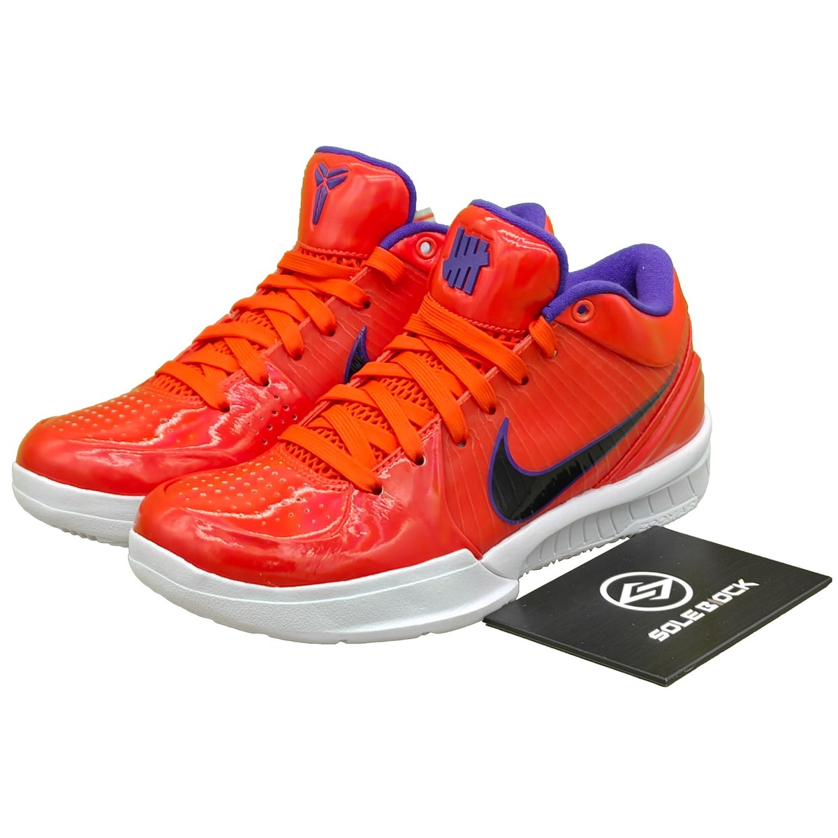 Size 9 - Undefeated x Nike Kobe 4 Protro Team Orange for sale