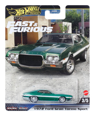 1972 Ford Gran Torino Sport Fast & Furious 2024 in 1:64 Hot Wheels
