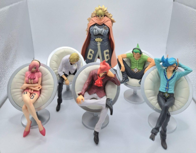 One Piece Germa 66 Vinsmoke Family DXF The Grandline Figure Set of