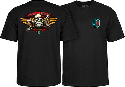 POWELL PERALTA 40th Anniversary Winged Ripper Skateboard Tee Shirt