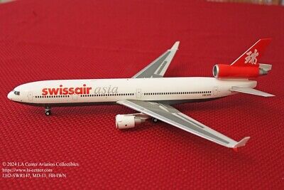 JC Wing Swissair Asia McDonnell Douglas MD-11 in Old Color Diecast