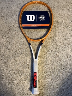 NEW Wilson Blade 98 16x19 v7 Roland Garros Tennis Racquet 4 3/8