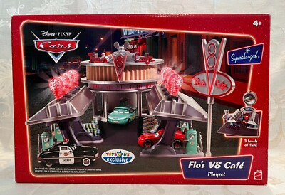 Disney Pixar Cars Flo's V8 Cafe Playset Supercharged Toys R Us