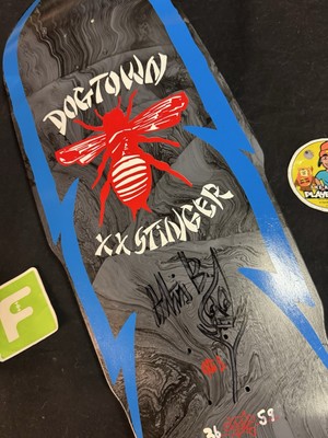 SUPER RARE SIGNED Otis B Double Xx Stinger Dogtown Skateboard Deck