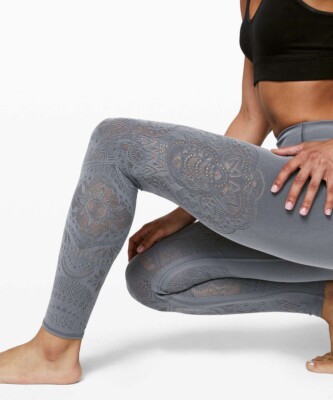 NWT Lululemon Reveal Tight *Zen Expression Solar Grey | SIZE 2 | eBay