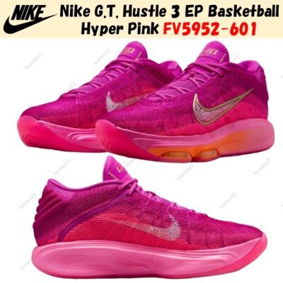 Nike G.T. Hustle 3 EP Basketball Hyper Pink FV5952-601 Men's Size