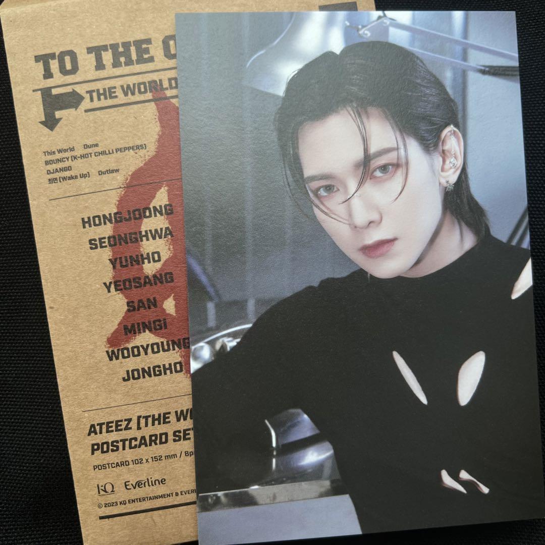 ATEEZ THE WORLD EP.2 : OUTLAW everline POP UP Official Postcard