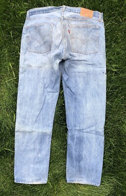 Vintage 1970's Levi's 505 Single Stitch Button Stamp #5 Jeans USA