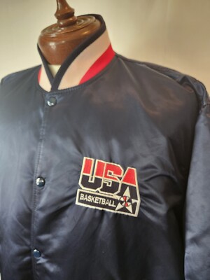 🚨🔥Vintage 90s Starter USA 1992 Olympic Dream Team Jacket XL
