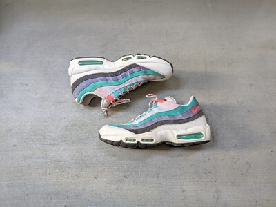 Nike Air Max 95 'Hyper Jade' Men 12 AV7939-100 Suede Green Purple