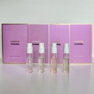 Chanel CHANCE Perfume Collection For Women Sample Vials Spray 4pc