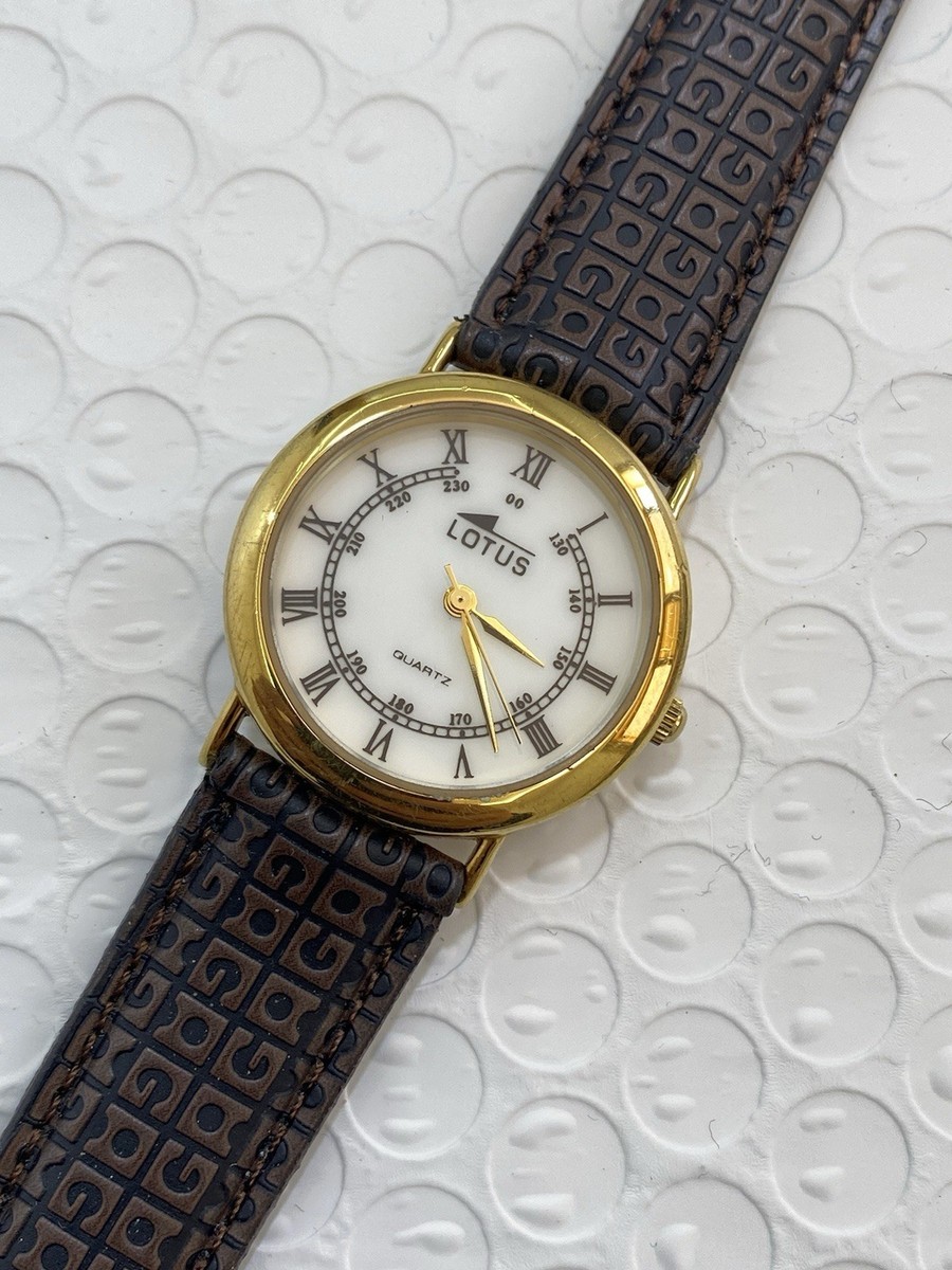 Lotus Ladies Watch Quartz Gold Plated Romaine Numbers 31mm | eBay