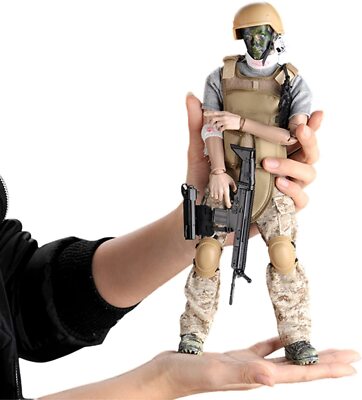 1/6 Special Force Wounded Soldier Action Figure Army Action
