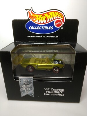 Hot Wheels Collectibles Black Box 1968 Green Custom Firebird