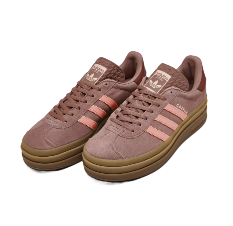 adidas Women's Gazelle Bold Warm Clay/Clear Orange/Preloved Ruby