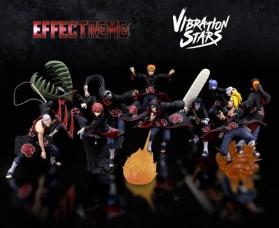NARUTO EFFECTREME & VIBRATION STARS Akatsuki Members Complete set