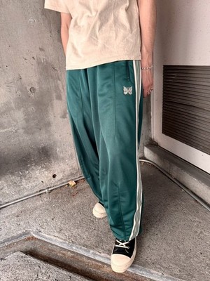 NEEDLES H.D Track Pants Poly Smooth Green Size XS,S,M New from JP