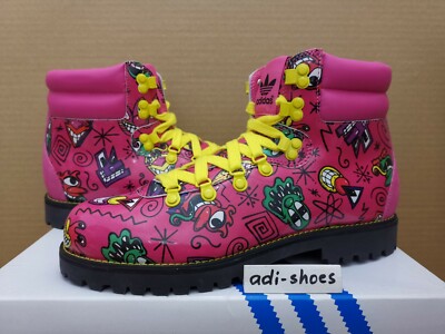 ADIDAS JEREMY SCOTT JS FACE HIKING BOOT PINK Gr.38 39 42 43 bones