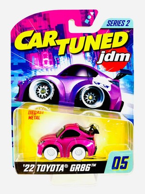 Car Tuned 1/64 JDM 2022 TOYOTA GR86 -PURPLE- Series 2 Diecast Car