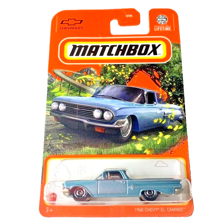 MATCHBOX 2024 1960 CHEVY EL CAMINO HORIZON BLUE POLY. HVL49 MBX