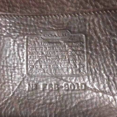 Extremely Rare Suede Made In USA Old Coach 9010 Shoulder Bag Brown