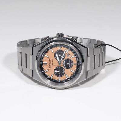 ケンドーン Citizen Zenshin Super Titanium Men's Salmon Dial