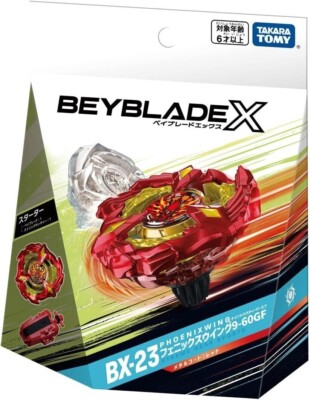 TAKARA TOMY BEYBLADE X STARTER BX-23 PHOENIX WING 9-60GF MOLD CODE
