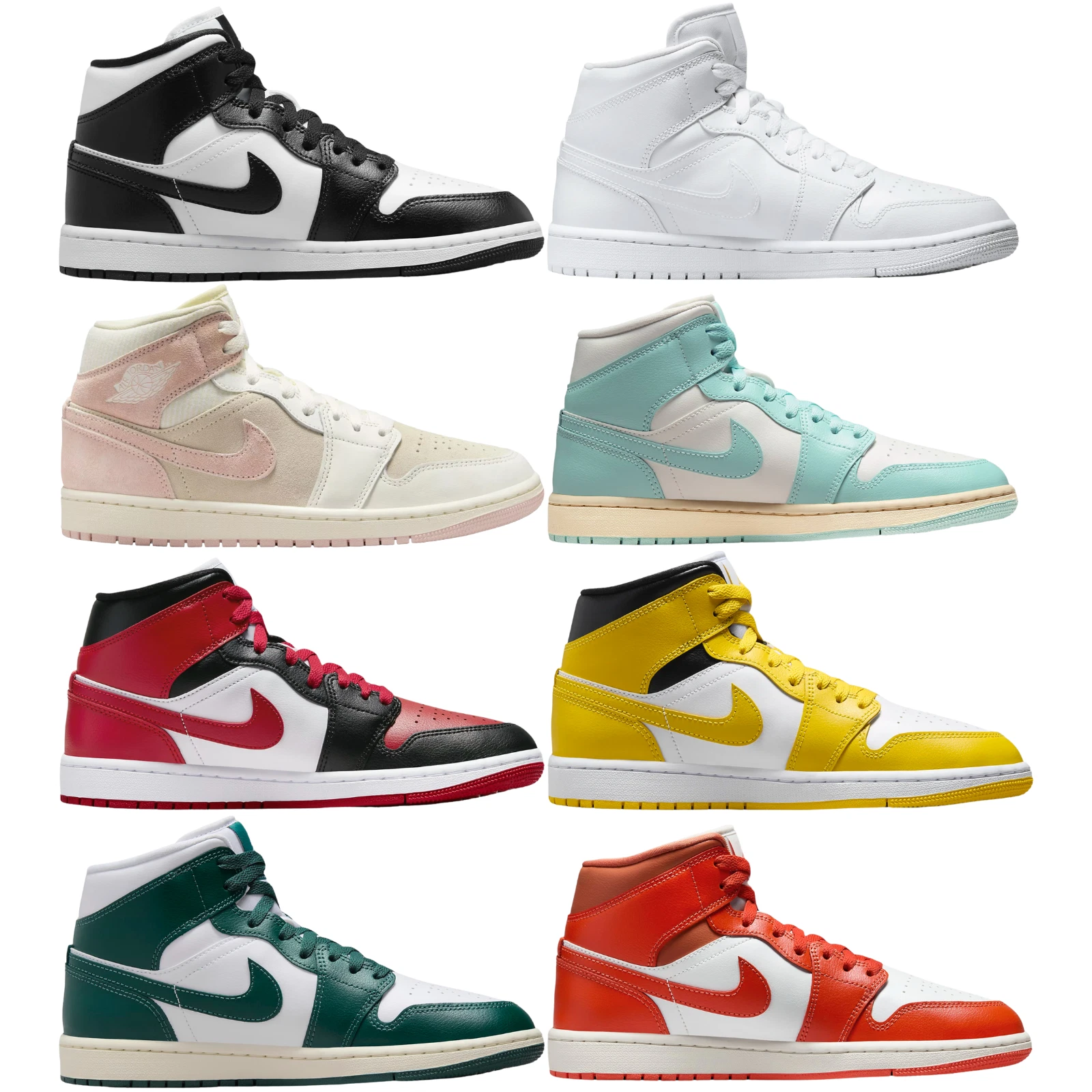 Nike Air Jordan 1 Mid Retro OG Women Sneaker Shoe Size 6-11 New