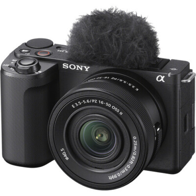 Sony ZV-E10 II Mirrorless Camera with 16-50mm Lens (Black