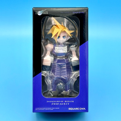 Final Fantasy VII 7 Cloud Strife Polygon Soft Vinyl Figure Statue