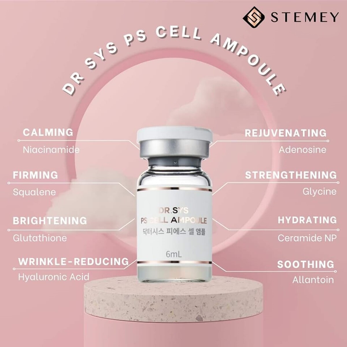DR.SYS PS CELL AMPOULE OSMOCELL STEM CELL CALMING WRINKLE-REDUCING