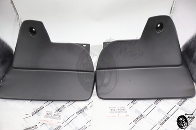 Toyota Genuine Land Cruiser Front Mud Guards Flaps OEM 76621-60080