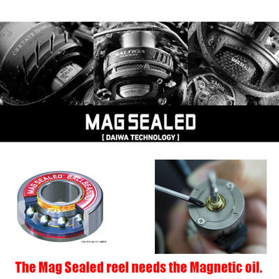 Reelshop Magnetic Fluid Oil Daiwa Mag Sealed Reel Steez Certate