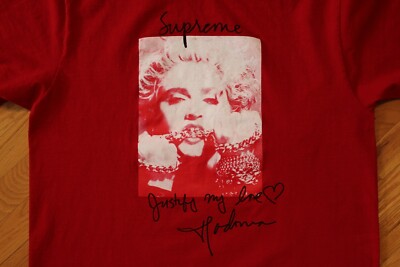Supreme Madonna Tee Red FW18 Size XL T-Shirt 2018 New York NY Pop
