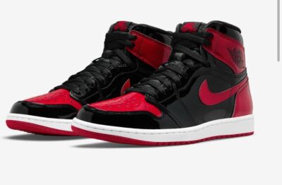 Nike Air Jordan 1 High OG Patent Bred 555088-063 Men's Size | eBay