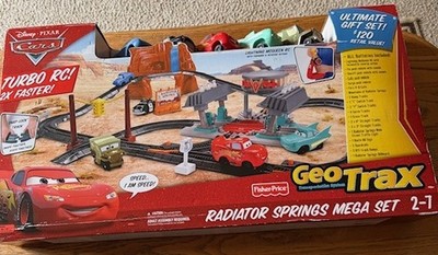 Fisher Price GeoTrax Disney Pixar CARS Radiator Springs Mega Turbo