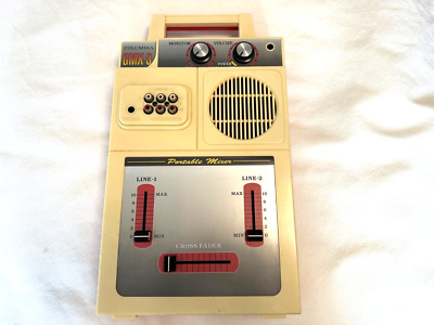 Columbia GMX-3 Vintage Portable Record Player Mixer Battery Drive