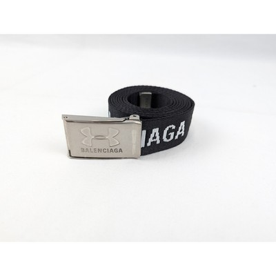 Balenciaga x Under Armour Jacquard Web Belt in Black/White BNWB OS