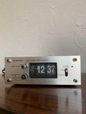Pioneer PP-215A Digital timer model Alarm Flip Clock Used from