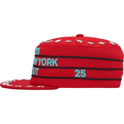 Supreme Stars Studded Pillbox Hat Red | eBay