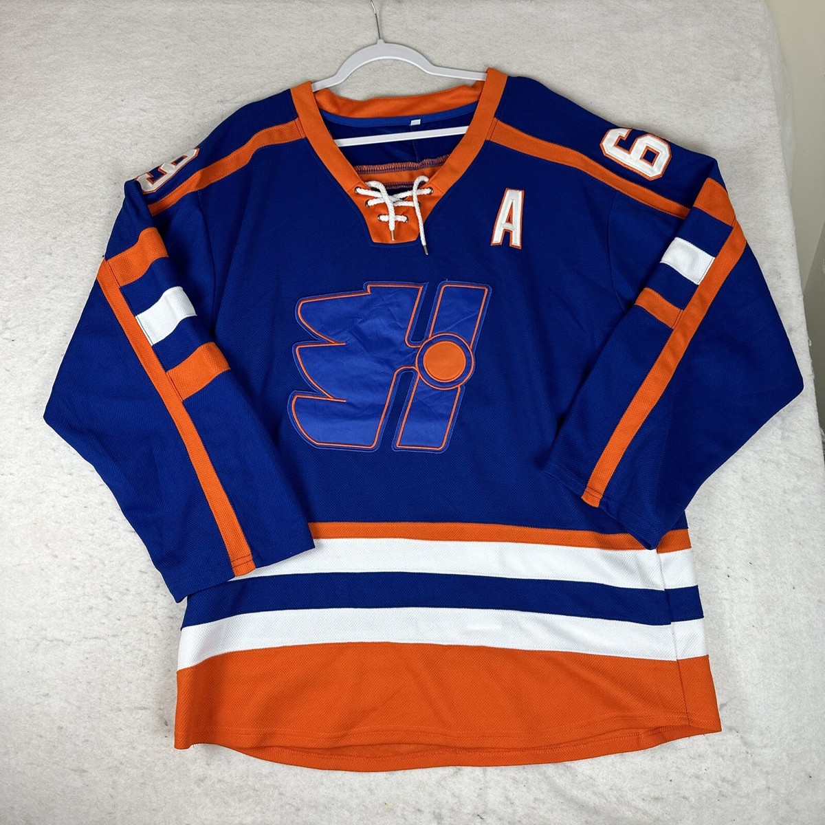 Halifax Highlanders Doug Glatt Blue Hockey Jersey EUC Size XL | eBay